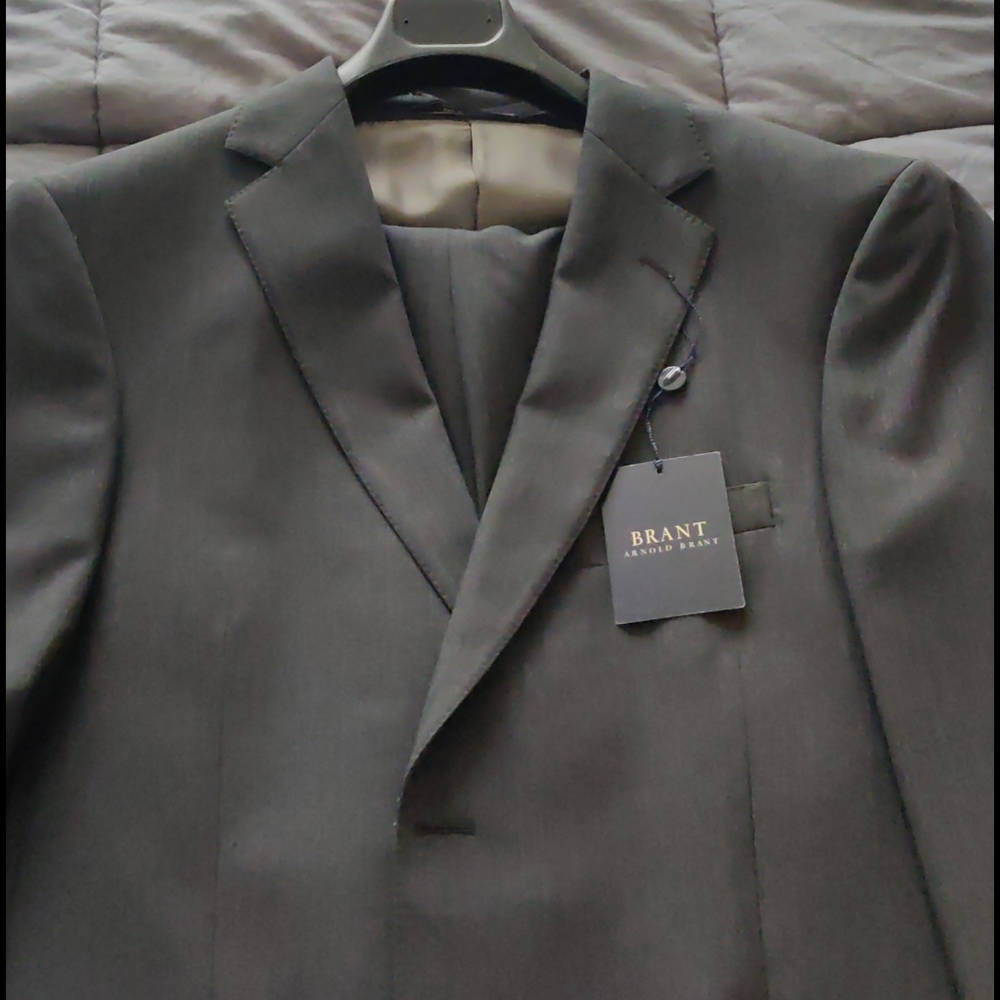 Arnold Brant Suit Brand New 46L Jacket 36 Waist